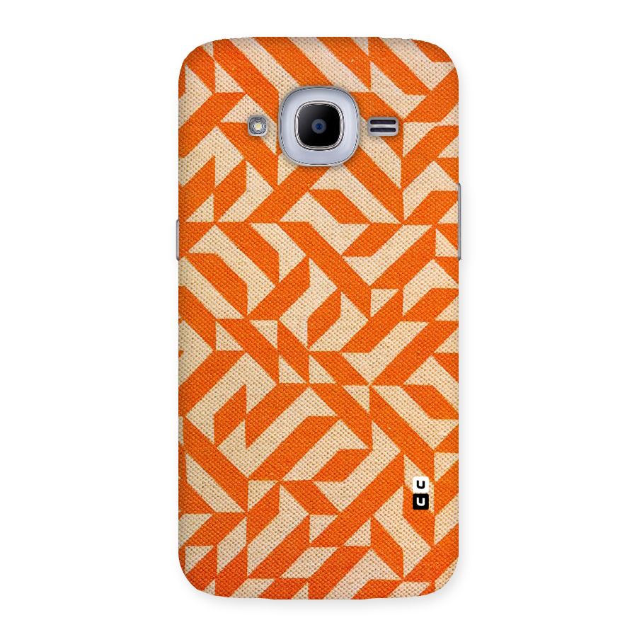 Orange Beige Pattern Back Case for Samsung Galaxy J2 2016
