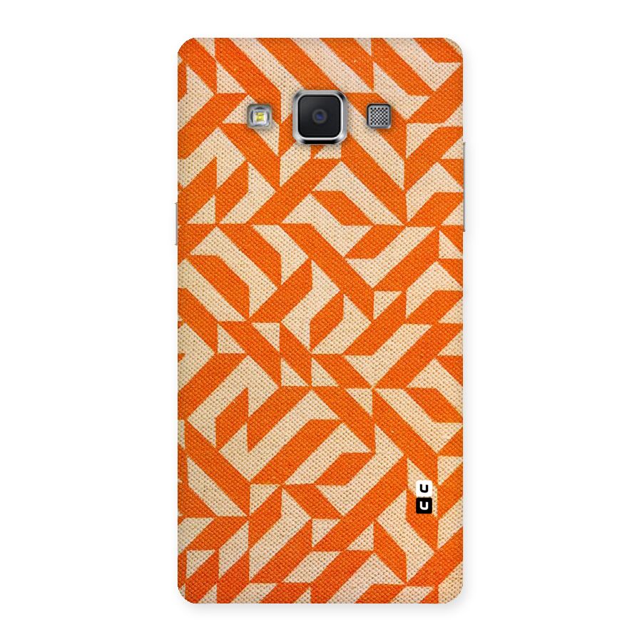 Orange Beige Pattern Back Case for Samsung Galaxy A5