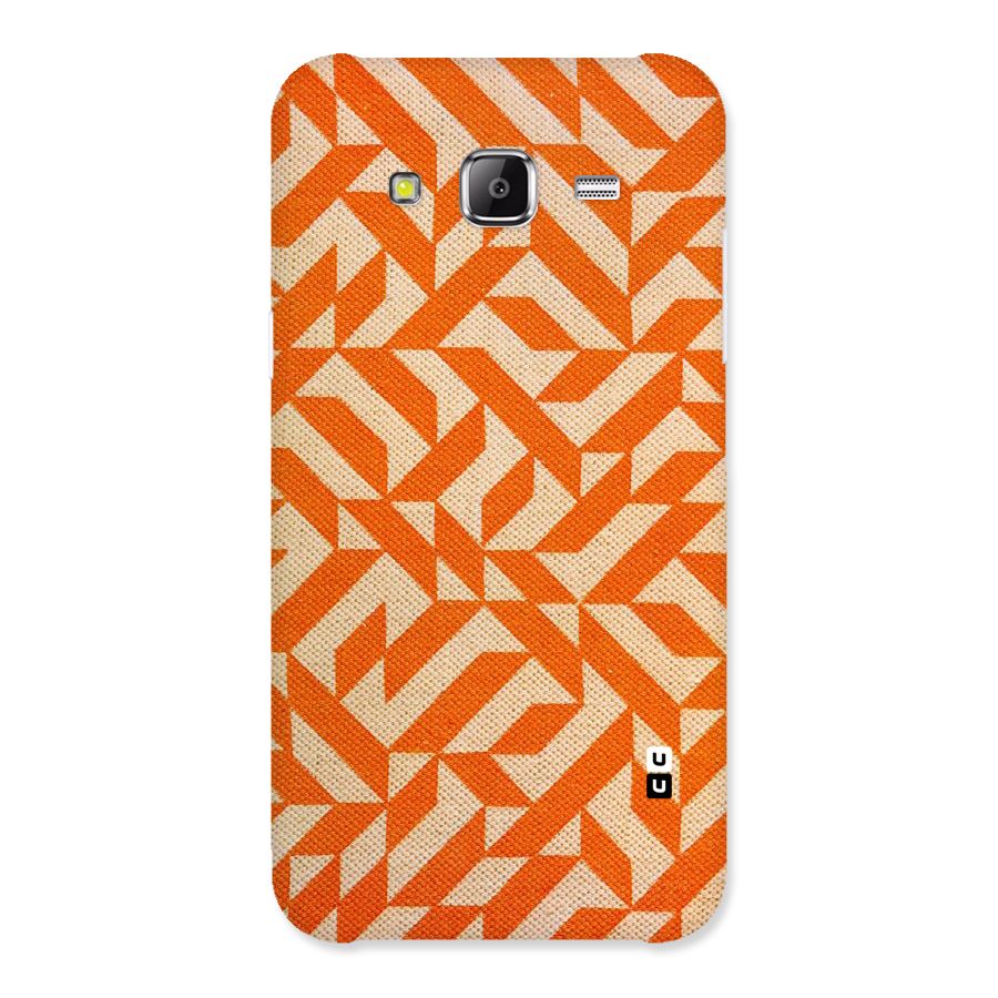 Orange Beige Pattern Back Case for Samsung Galaxy J5