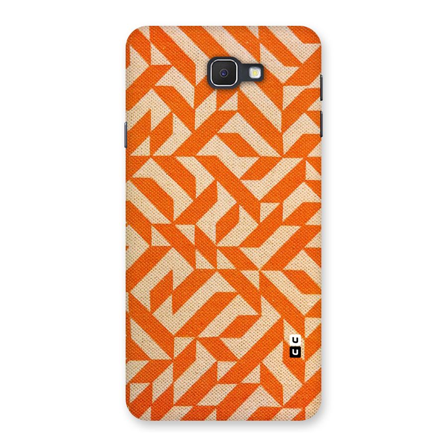 Orange Beige Pattern Back Case for Samsung Galaxy J7 Prime