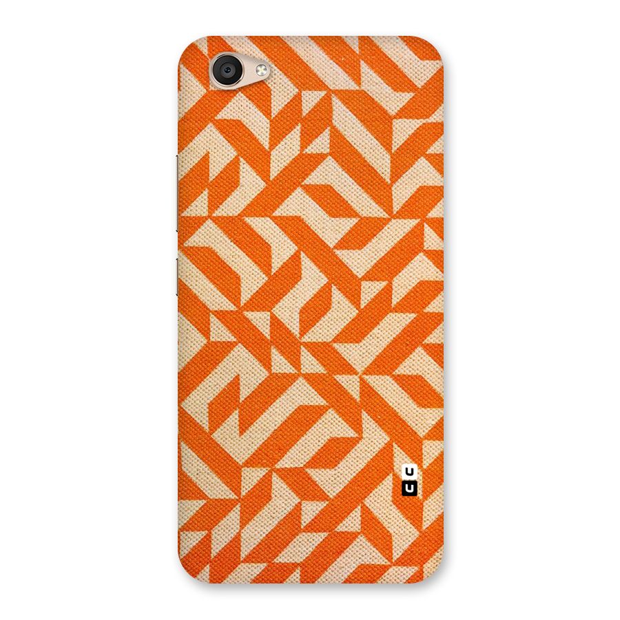 Orange Beige Pattern Back Case for Vivo V5 Plus