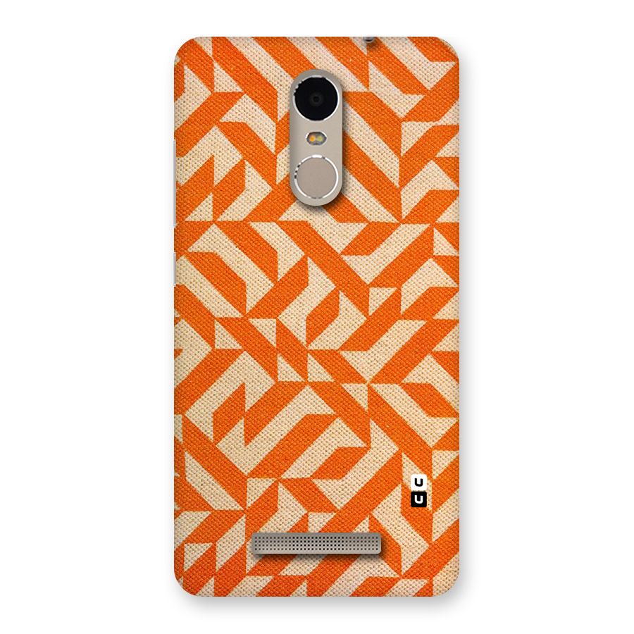 Orange Beige Pattern Back Case for Xiaomi Redmi Note 3