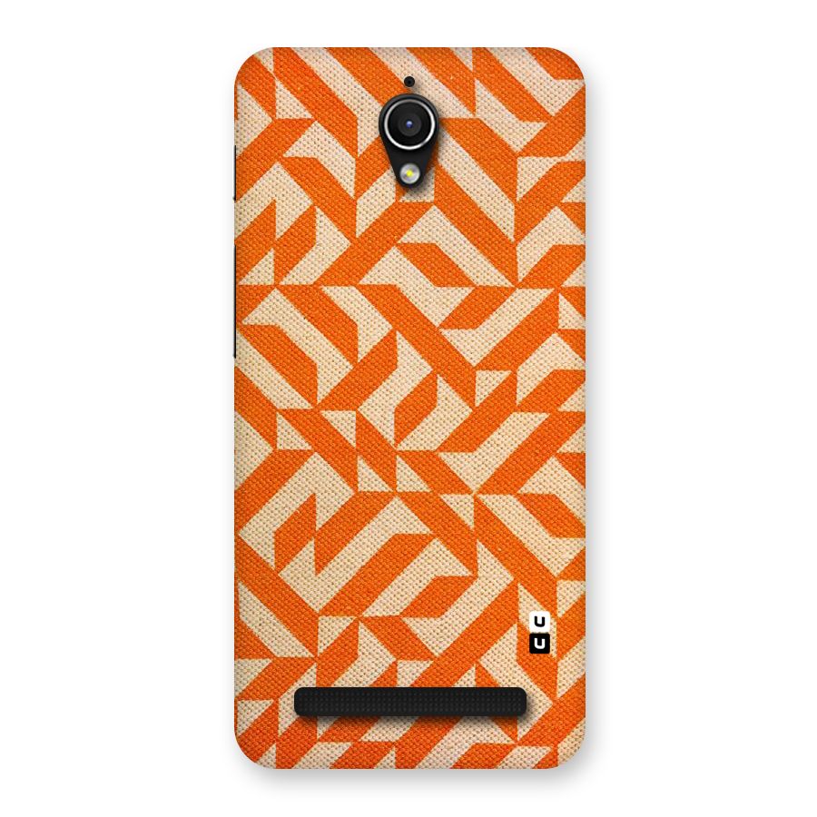 Orange Beige Pattern Back Case for Zenfone Go