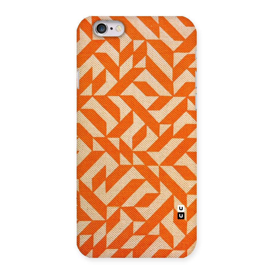 Orange Beige Pattern Back Case for iPhone 6 6S