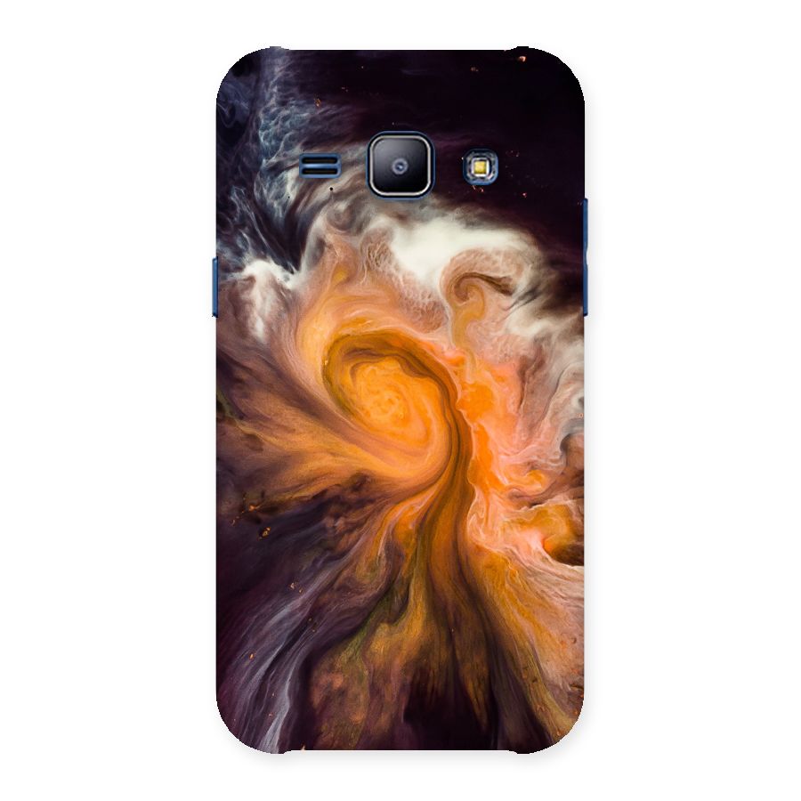 Orange Fusion Back Case for Galaxy J1