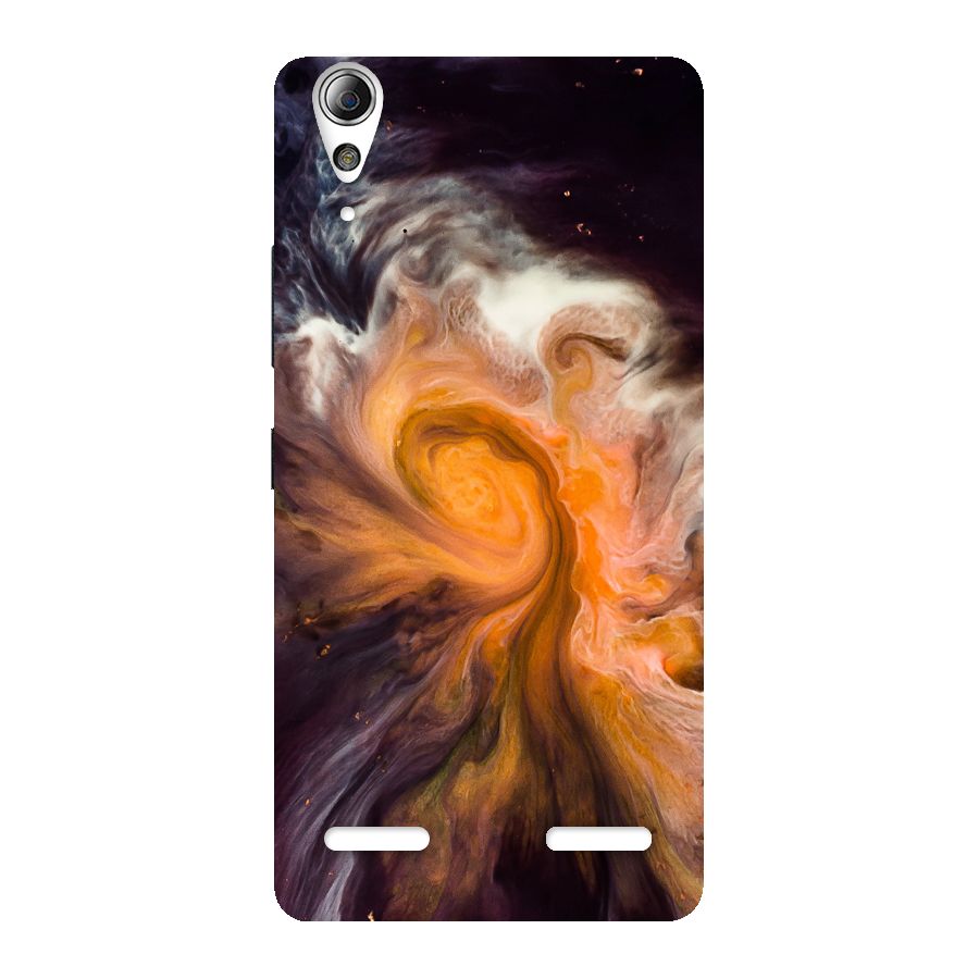 Orange Fusion Back Case for Lenovo A6000 Plus