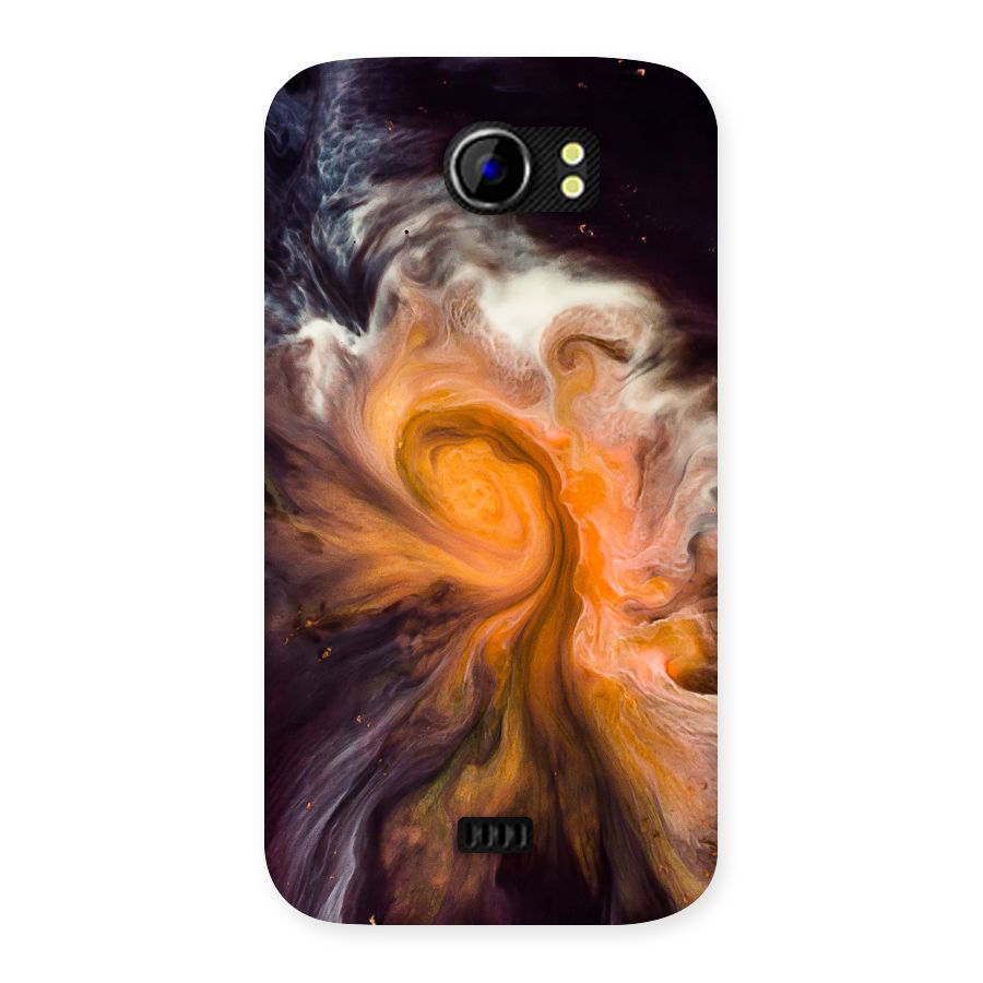 Orange Fusion Back Case for Micromax Canvas 2 A110