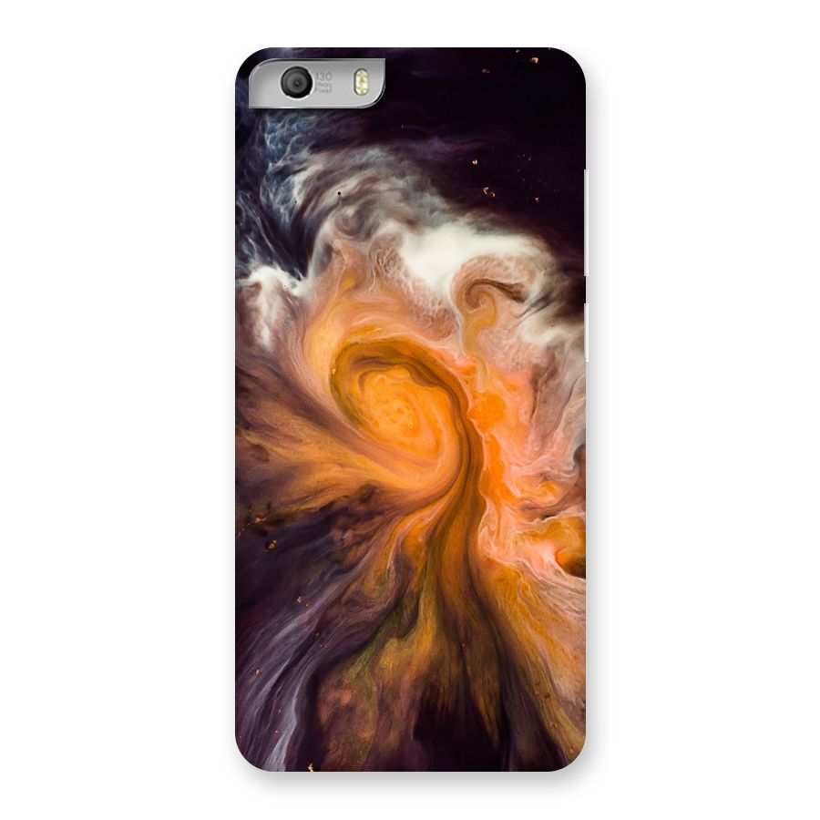 Orange Fusion Back Case for Micromax Canvas Knight 2