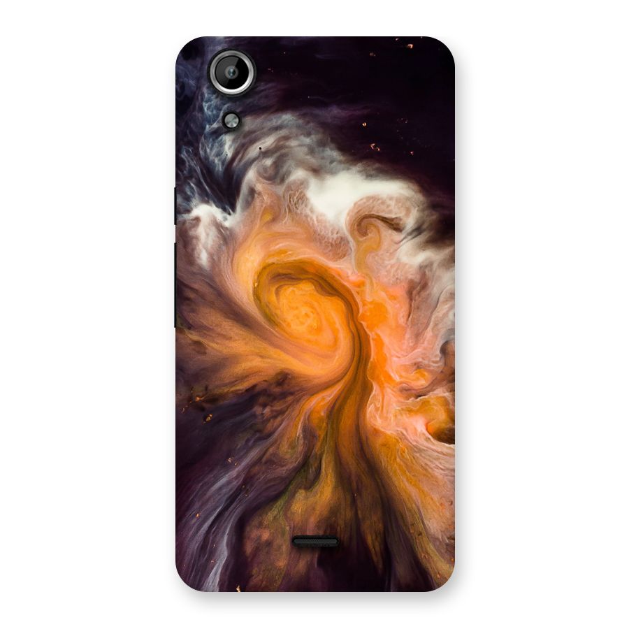 Orange Fusion Back Case for Micromax Canvas Selfie Lens Q345