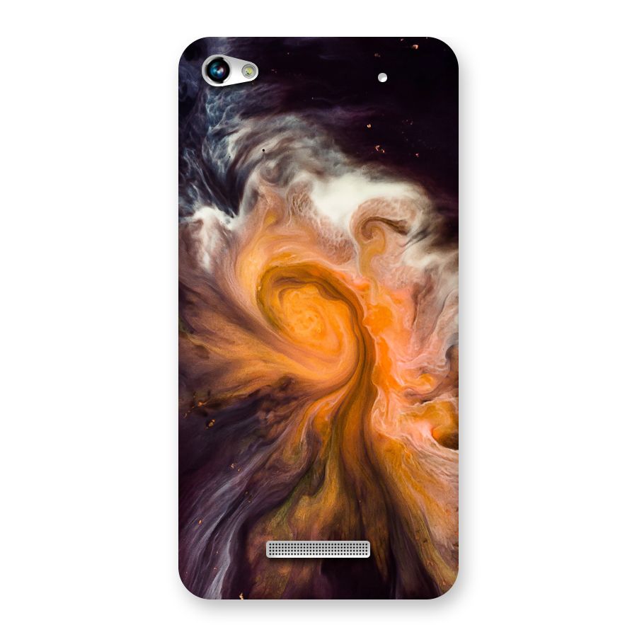 Orange Fusion Back Case for Micromax Hue 2