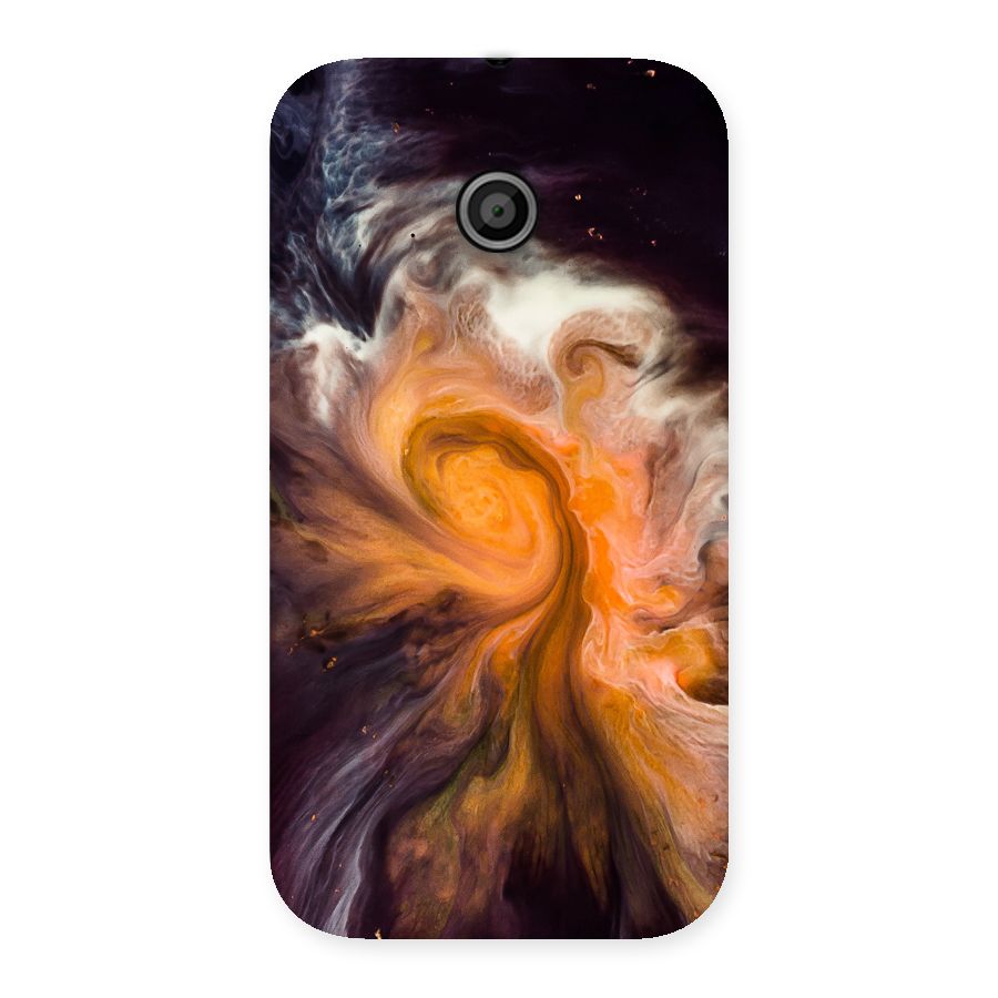 Orange Fusion Back Case for Moto E
