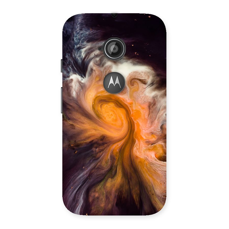 Orange Fusion Back Case for Moto E 2nd Gen