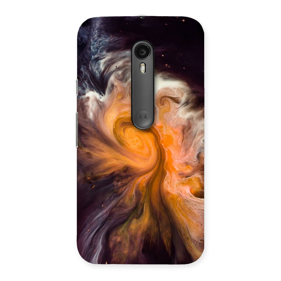 Orange Fusion Back Case for Moto G3