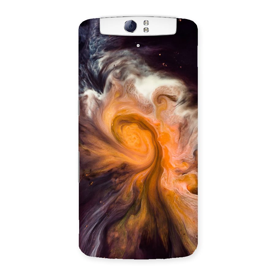 Orange Fusion Back Case for Oppo N1