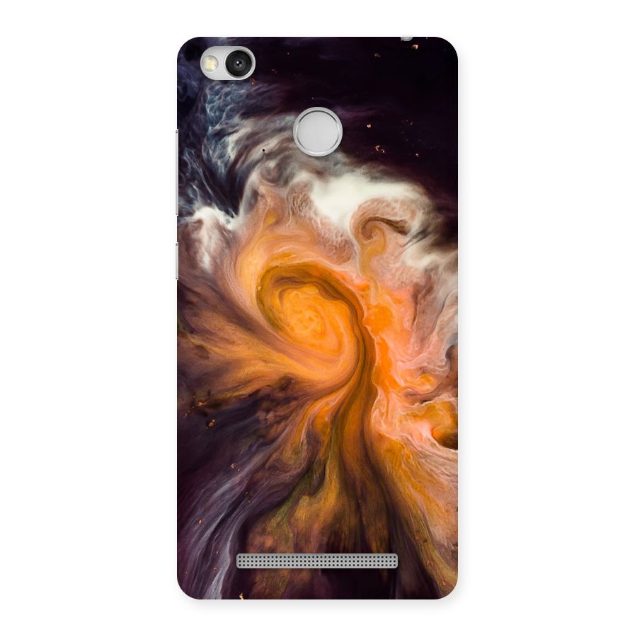 Orange Fusion Back Case for Redmi 3S Prime