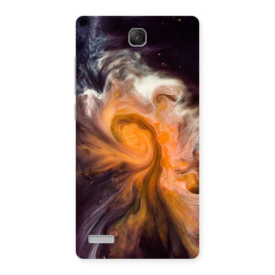Orange Fusion Back Case for Redmi Note
