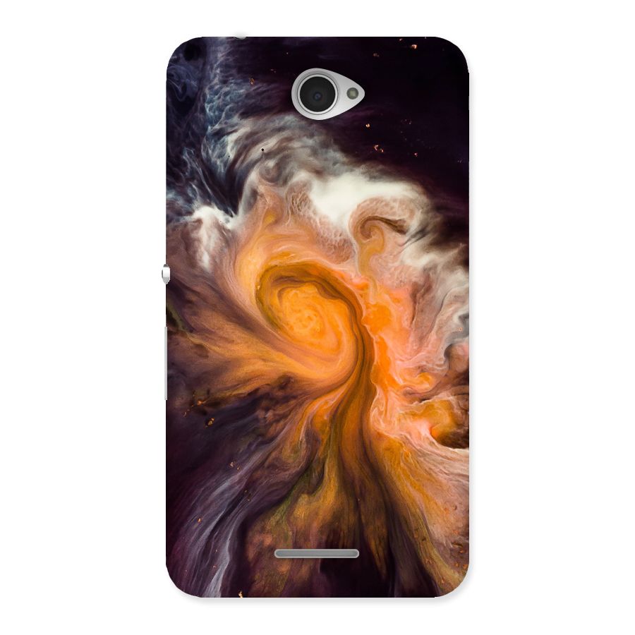 Orange Fusion Back Case for Sony Xperia E4