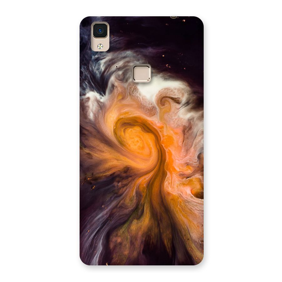 Orange Fusion Back Case for V3 Max