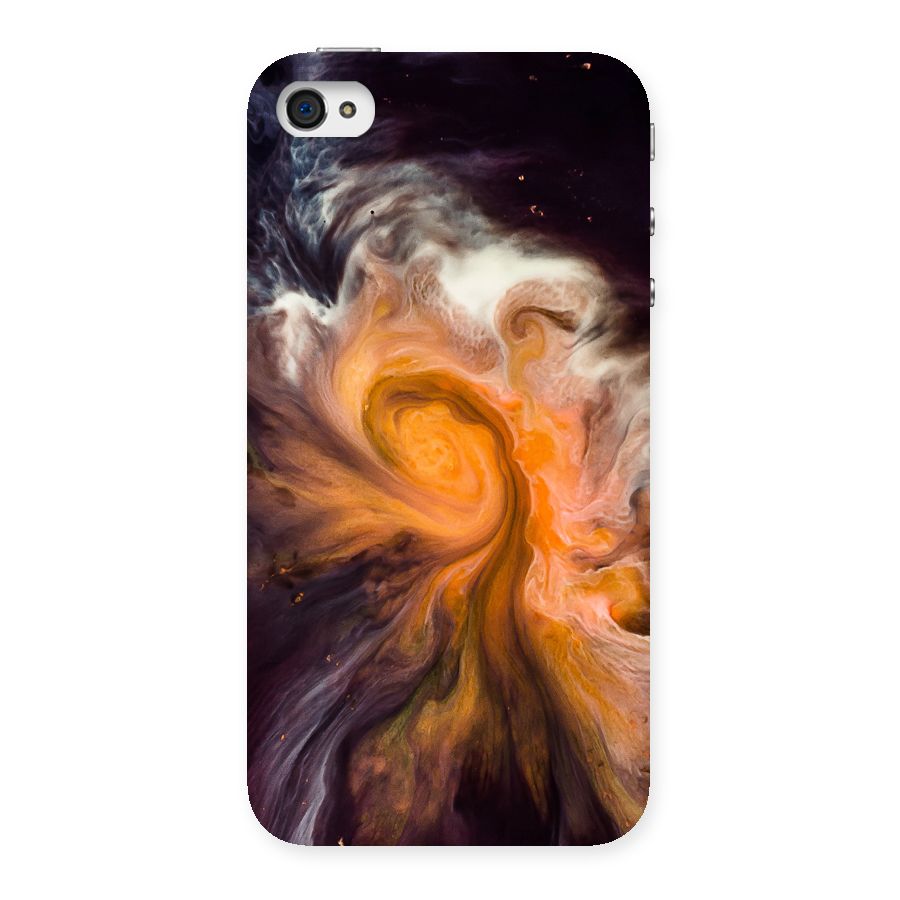 Orange Fusion Back Case for iPhone 4 4s