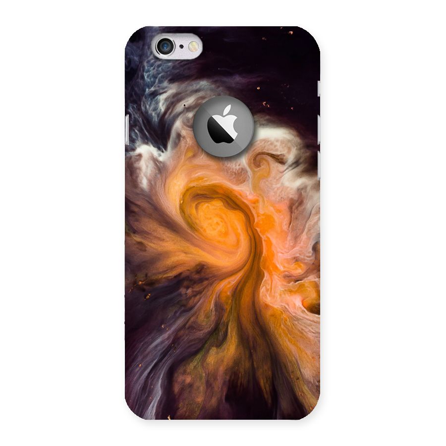 Orange Fusion Back Case for iPhone 6 Logo Cut