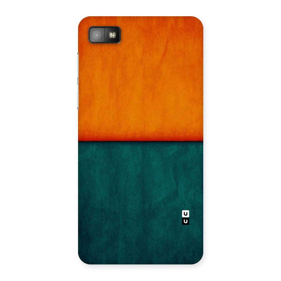 Orange Green Shade Back Case for Blackberry Z10