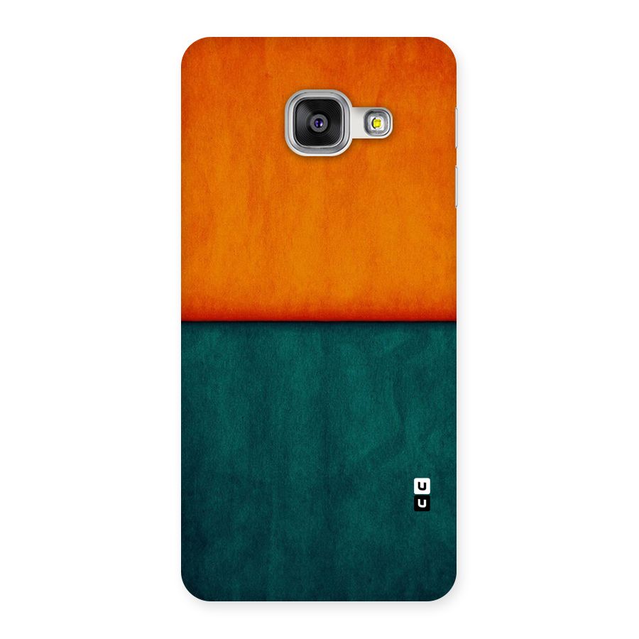 Orange Green Shade Back Case for Galaxy A3 2016