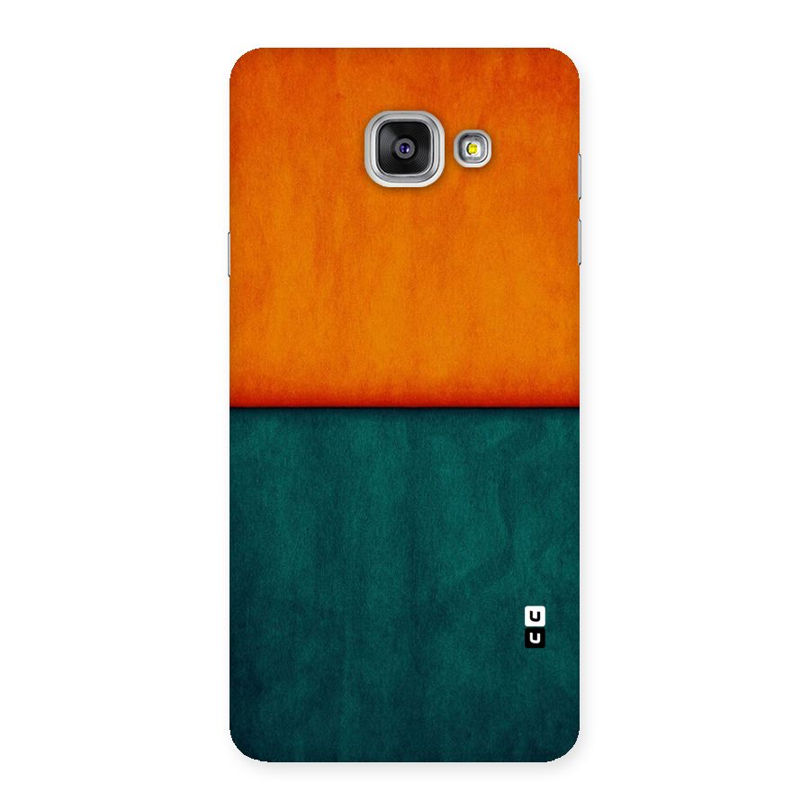 Orange Green Shade Back Case for Galaxy A7 2016