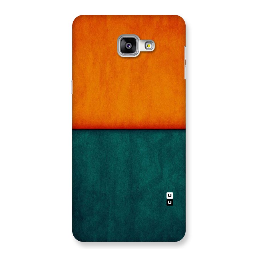 Orange Green Shade Back Case for Galaxy A9
