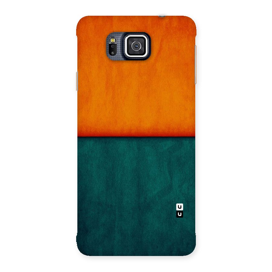Orange Green Shade Back Case for Galaxy Alpha