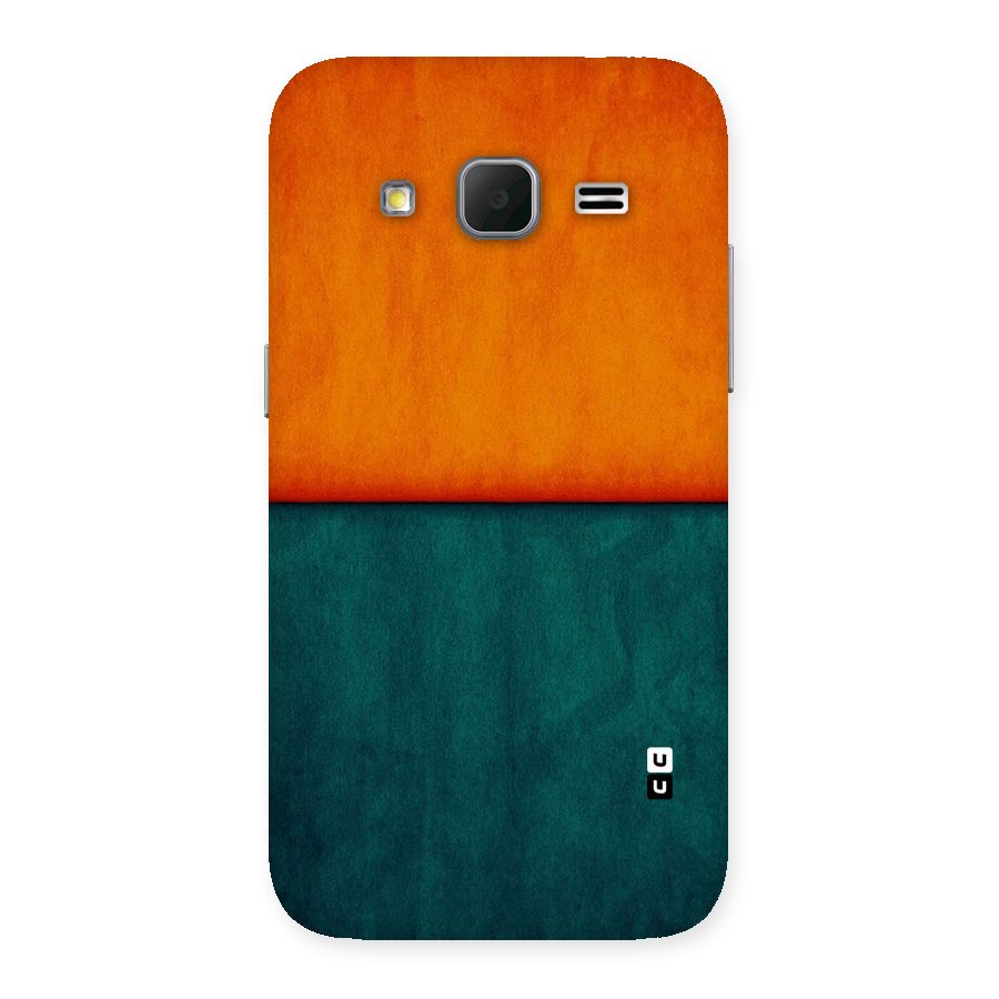Orange Green Shade Back Case for Galaxy Core Prime