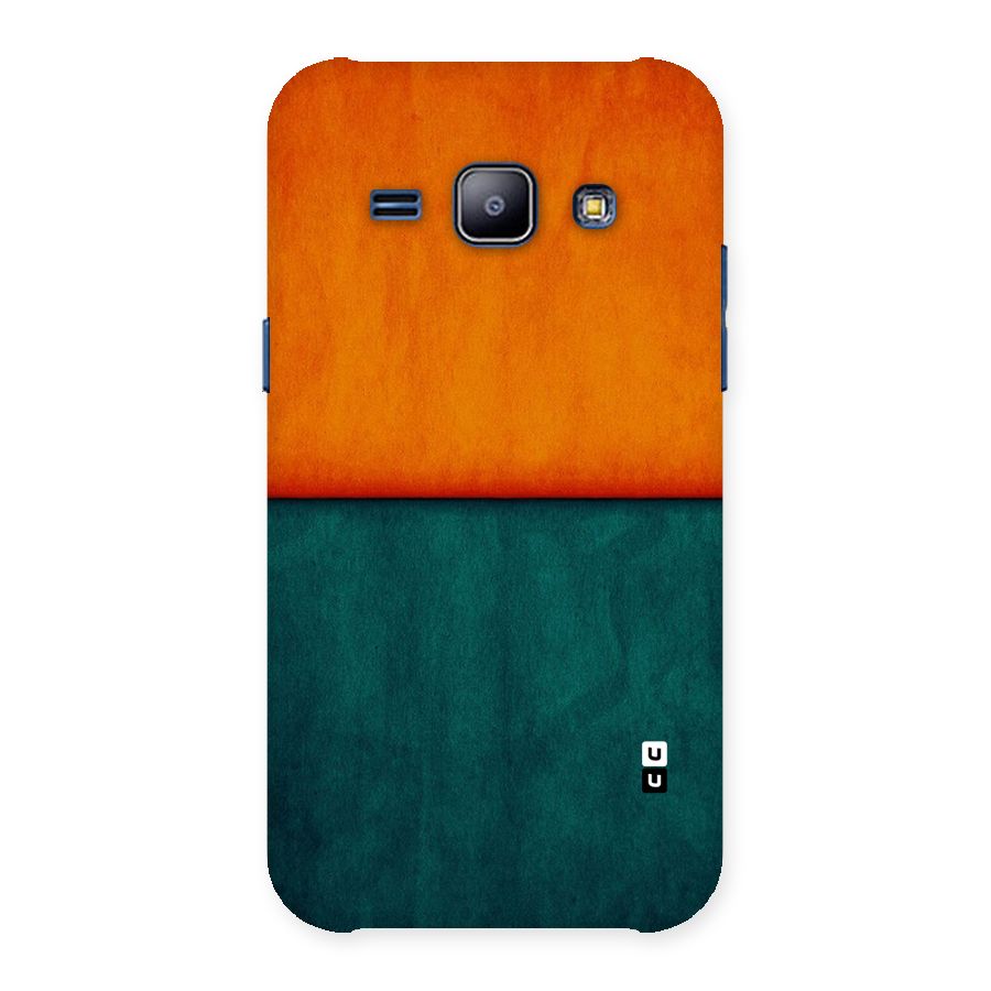 Orange Green Shade Back Case for Galaxy J1