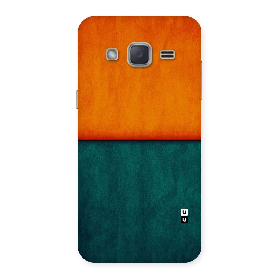 Orange Green Shade Back Case for Galaxy J2