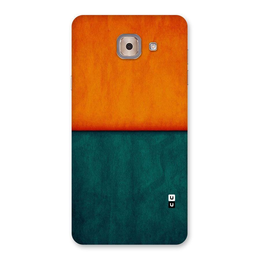 Orange Green Shade Back Case for Galaxy J7 Max