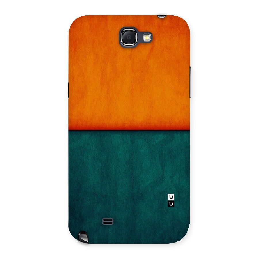 Orange Green Shade Back Case for Galaxy Note 2