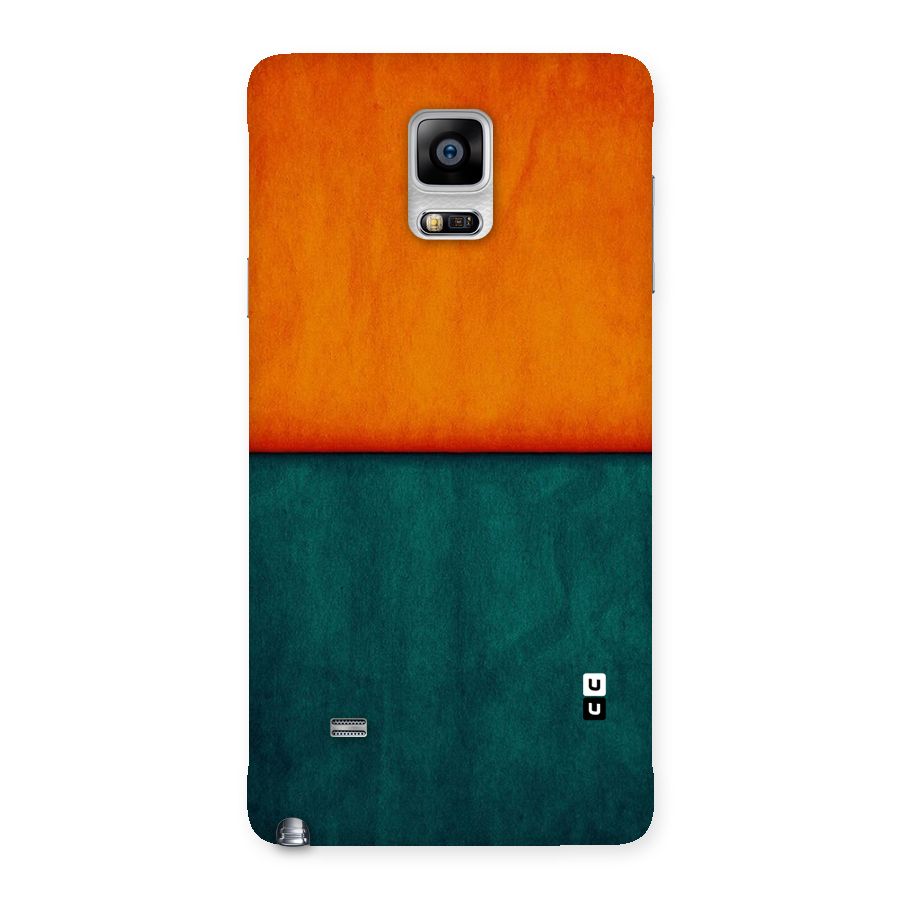 Orange Green Shade Back Case for Galaxy Note 4