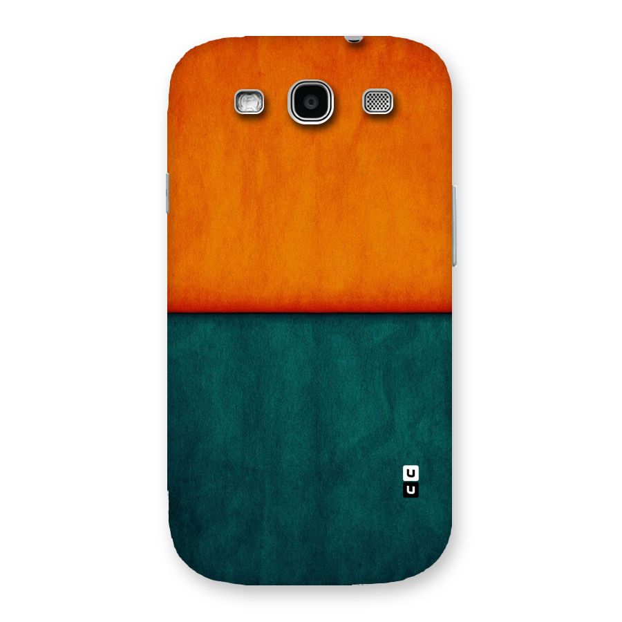 Orange Green Shade Back Case for Galaxy S3