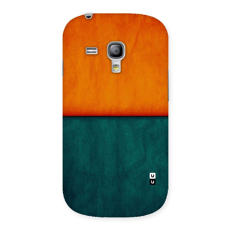 Orange Green Shade Back Case for Galaxy S3 Mini