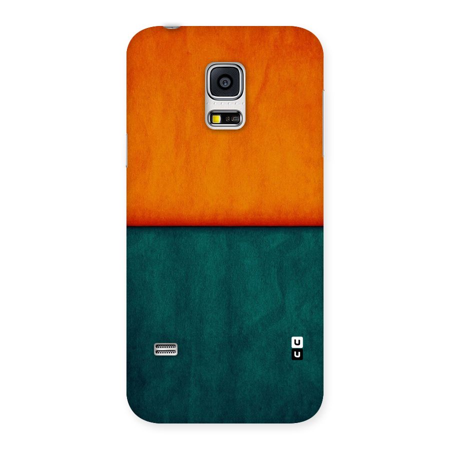 Orange Green Shade Back Case for Galaxy S5 Mini