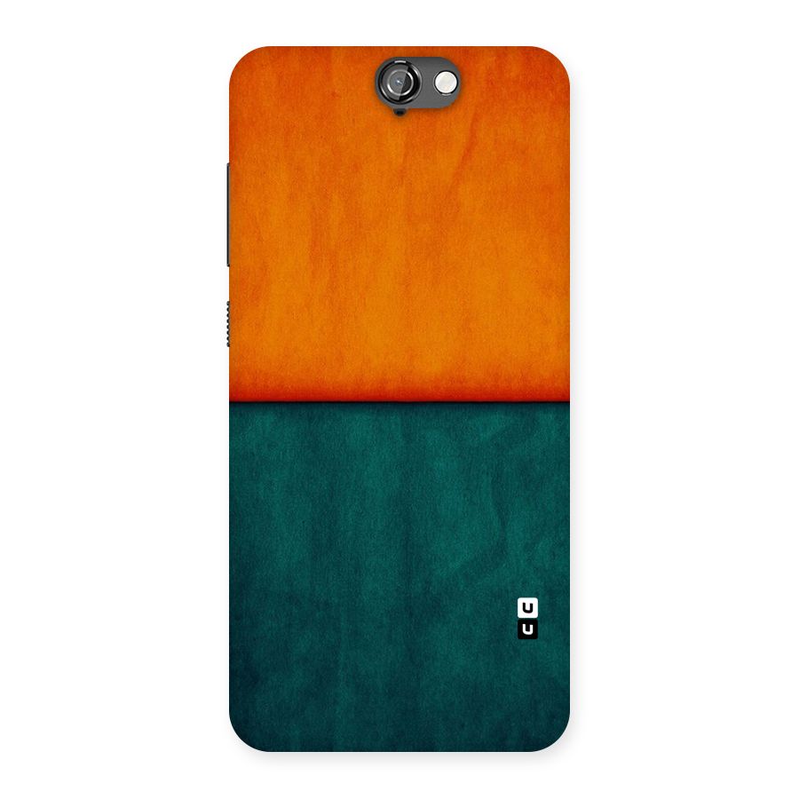 Orange Green Shade Back Case for HTC One A9