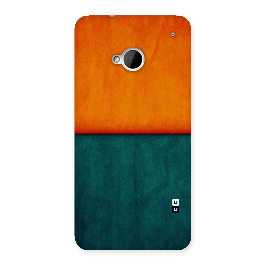 Orange Green Shade Back Case for HTC One M7