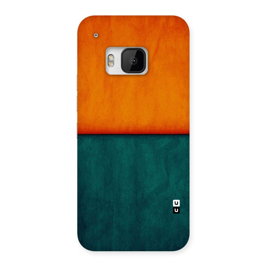 Orange Green Shade Back Case for HTC One M9