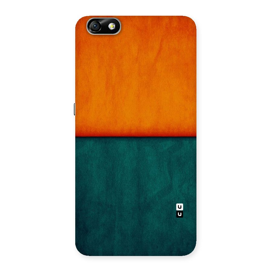 Orange Green Shade Back Case for Honor 4X