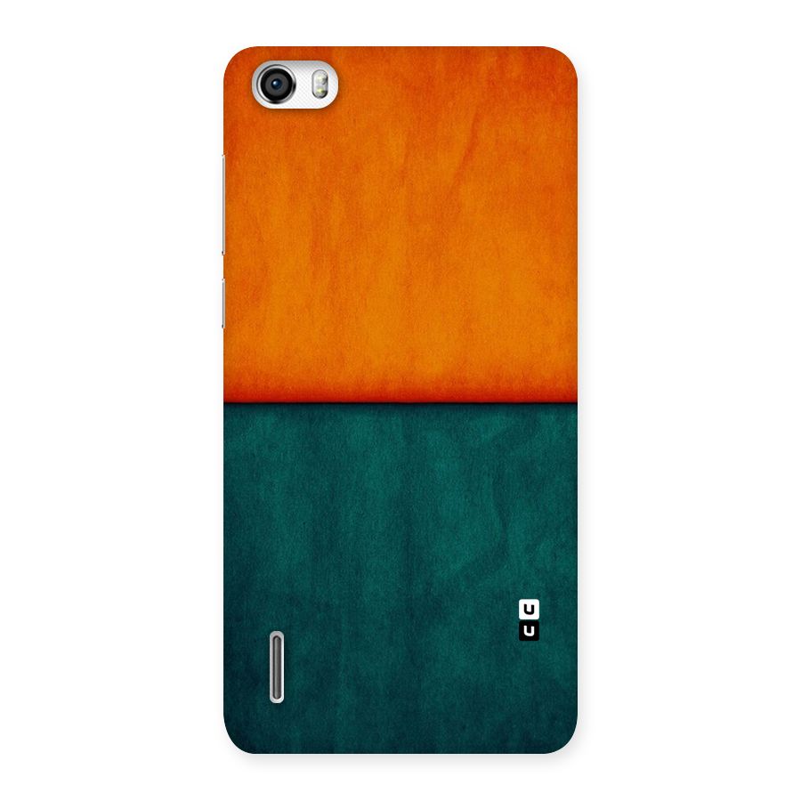 Orange Green Shade Back Case for Honor 6