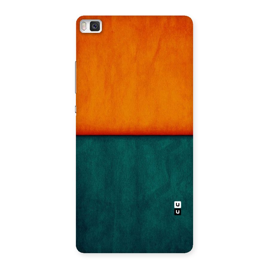 Orange Green Shade Back Case for Huawei P8