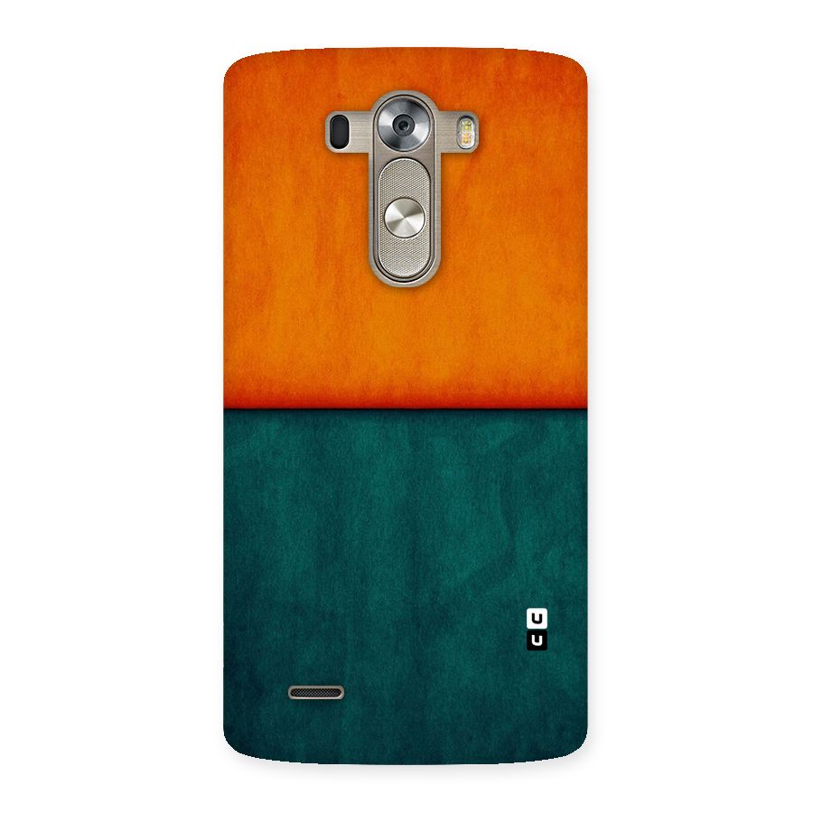 Orange Green Shade Back Case for LG G3