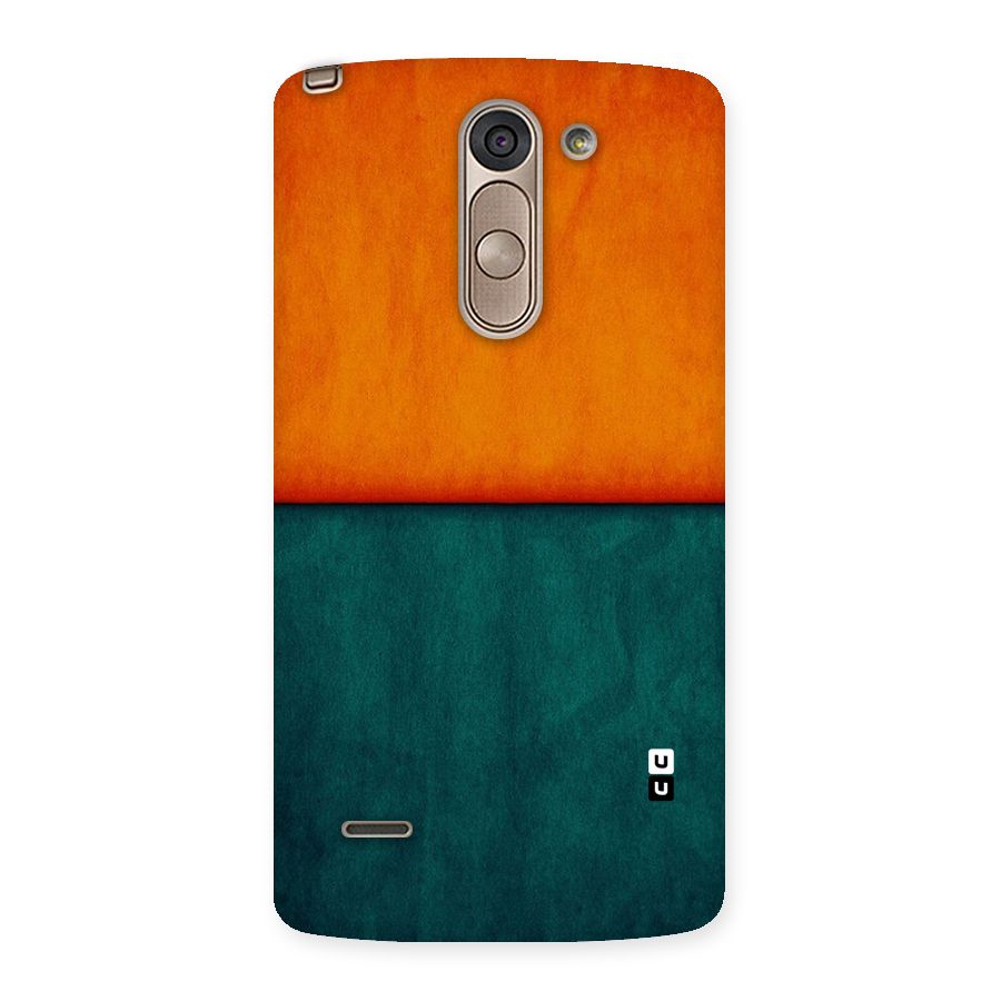Orange Green Shade Back Case for LG G3 Stylus