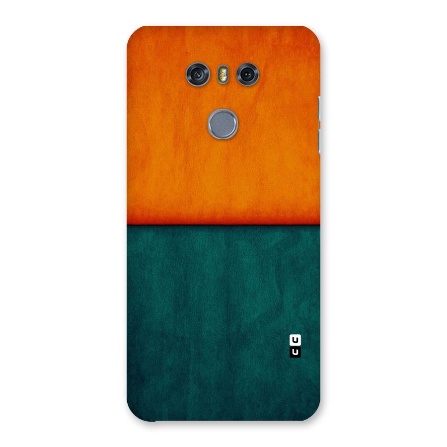 Orange Green Shade Back Case for LG G6