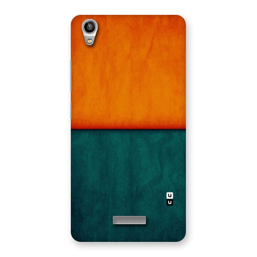 Orange Green Shade Back Case for Lava-Pixel-V1