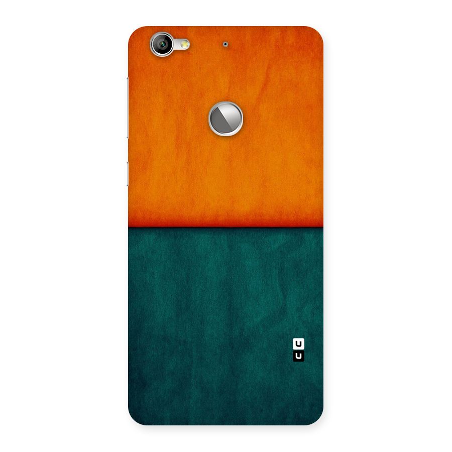 Orange Green Shade Back Case for LeTV Le 1s