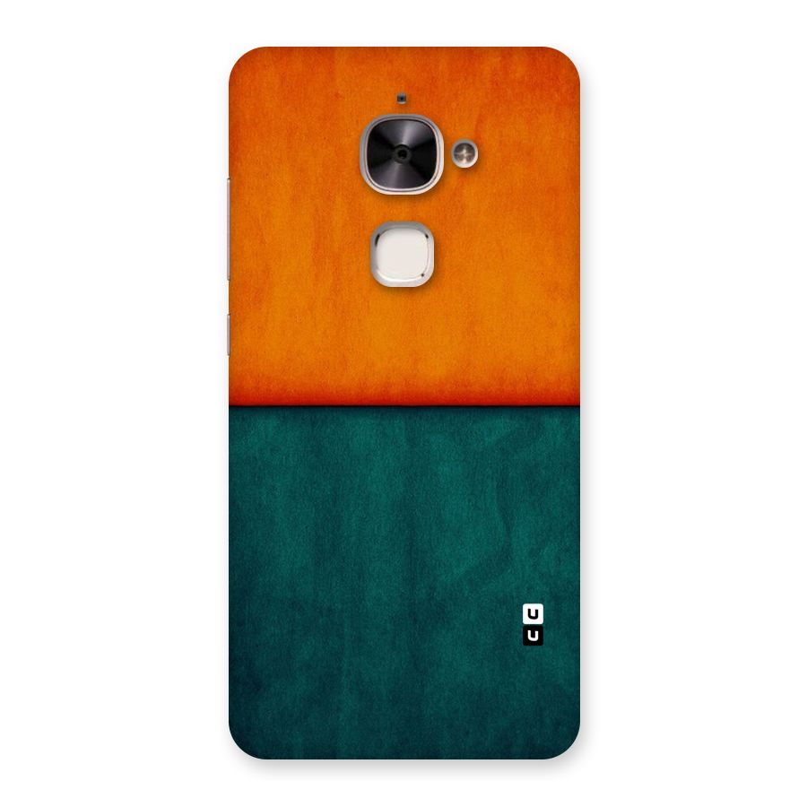 Orange Green Shade Back Case for Le 2